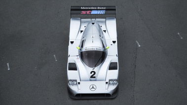 Le Mans Classic 2016 - Mercedes-Sauber C11 vue du dessus