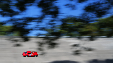 Les Grandes Heures Automobiles 2015 - Ferrari 250 GT SWB rouge 3/4 arrière droit filé