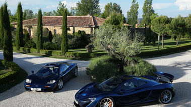 McLaren P1 bleu & F1 bleu 