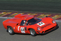 Lola T70, rouge, action, 3-4 avd