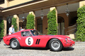 Villa d'Este 2012 - Ferrari 250 GTO rouge profil
