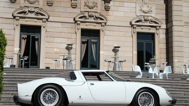 Villa d'Este 2013 - Ferrari 250 LM Stradale blanc profil