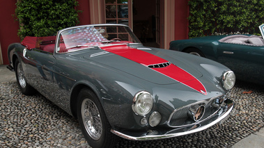 Villa d'Este 2013 - Maserati cabriolet anthracite 3/4 avant droit