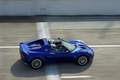 Lotus Elise S2 bleu filé vue de haut