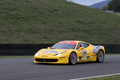 Ferrari Finali Mondiali 2011 - Mugello - 458 Challenge jaune 3/4 avant gauche filé
