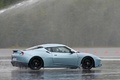 GT Prestige 2012 - Lotus Evora bleu 3/4 arrière droit filé