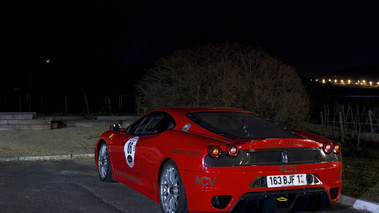 Rallye de Paris GT 2012 - Ferrari F430 Challenge rouge 3/4 arrière gauche