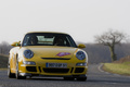 Rallye de Paris GT 2012 - Porsche 997 GT3 jaune 3/4 avant droit
