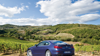 Alpina B6 Coupé - bleu - 3/4 arrière gauche