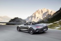 Mercedes AMG GTc anthracite mate 3/4 arrière gauche travelling