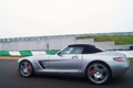 Mercedes SLS AMG Roadster anthracite satiné/mate profil travelling