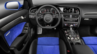 Audi RS4 Nogaro Selection - bleue - habitacle