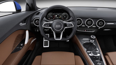 Audi TT 2015 - bleu - habitacle