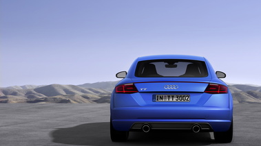 Audi TTS 2015 - bleu - arrière