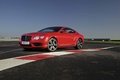 Bentley Continental GT V8 rouge 3/4 avant gauche