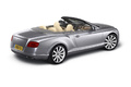 Bentley Continental GTC 2011 - gris - 3/4 arriège droit ouvert