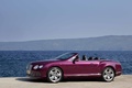 Bentley Continental GTC 2011 violet 3/4 avant gauche