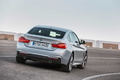 BMW 435i Gran Coupé - gris argent - 3/4 arrière droit dynamique