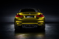 BMW M4 Concept - jaune or - face arrière