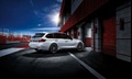 BMW Série 3 break M Performance blanc 3/4 arrière droit