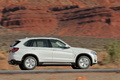 BMW X5 2013 - blanc - profil droit dynamique