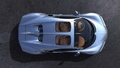 Bugatti Chiron SkyView gris vue du dessus