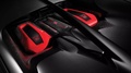 Bugatti Chiron Sport rouge/noir moteur