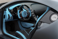 Bugatti Divo carbone/bleu intérieur
