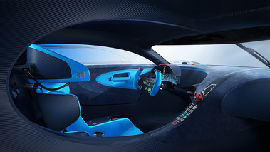 Bugatti Vision GranTurismo - Bleu - Habitacle