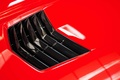 Chevrolet Corvette C7 Stingray rouge louvres de capot