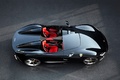 Ferrari Monza SP2 noir profil vue de haut