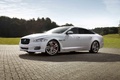 Jaguar XJ Pack Sport blanc 3/4 avant gauche