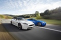 Jaguar XKR-S Convertible blanc & XKR-S travelling 2