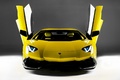 Lamborghini Aventador LP 720-4 50 Anniversario - jaune - face avant, portes ouvertes