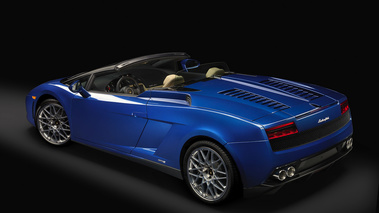 Lamborghini Gallardo LP550 - bleue - 3/4 arrière gauche