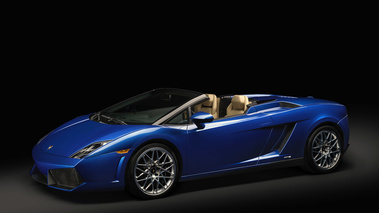 Lamborghini Gallardo LP550 - bleue - 3/4 avant gauche