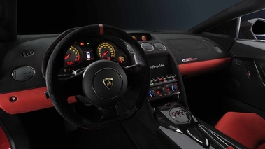 Lamborghini Gallardo SuperTrofeo Stradale rouge tableau de bord