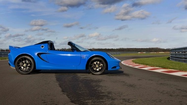 Lotus Elise S Club Racer bleu profil 3