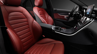 Mercedes-Benz 2014 C250 - blanche - habitacle, sièges