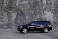 Mercedes GL450 noir profil