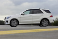 Mercedes ML63 AMG - Blanc - profil gauche