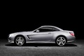 Mercedes SL350 R231 gris profil fermé