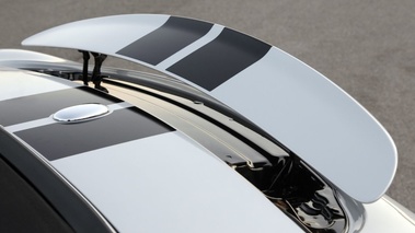 Mini Roadster - blanc bandes noires - aileron