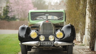 Bugatti Type 57 Ex Ettore Bugatti, noir+ vert, face
