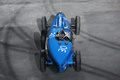 Vente Bonhams - Bugatti Type 54 Grand Prix bleu face arrière vue de haut