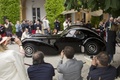 Bugatti 57 SC noire, profil gch