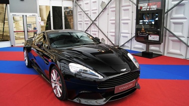 Festival Automobile International de Paris - Aston Martin Vanquish II noir 3/4 avant droit