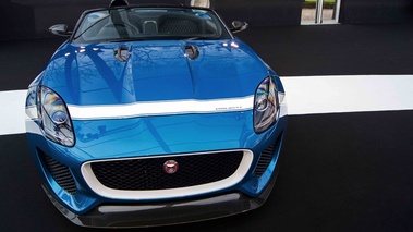 Jaguar Project 7 bleu face avant 