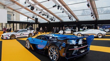 Festival Automobile International de Paris 2016 - Bugatti Vision GT 3/4 arrière gauche