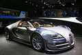 Bugatti Veyron Grand Sport Vitesse gris/chrome 3/4 avant droit